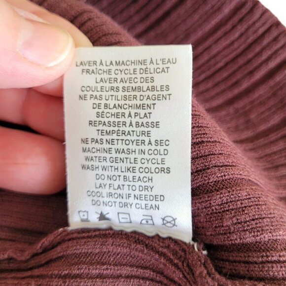 Brown Midi Ribbed Bodycon Dress by House of Harlow - Size M - Picture 7 of 10